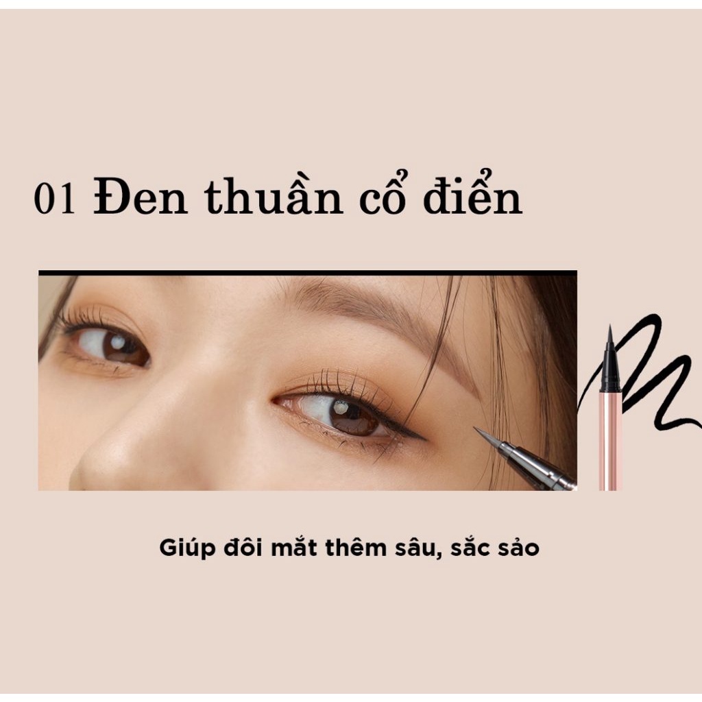 Bút Kẻ Mắt Nước Chống Trôi Black Rouge Power Proof Pen Liner