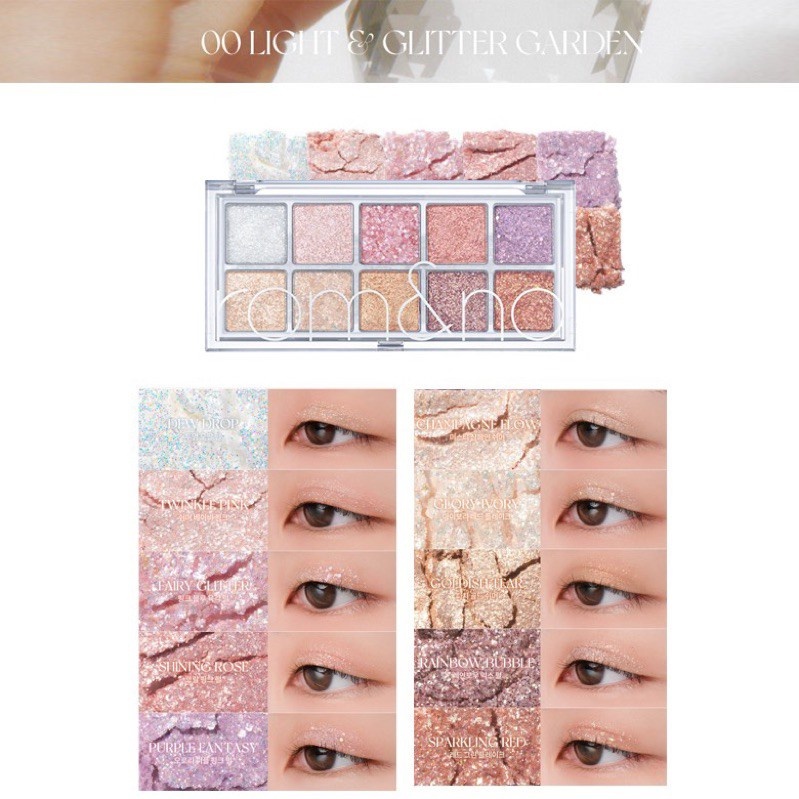 Bảng Phấn Mắt 10 Màu Romand Better Than Eye Palette