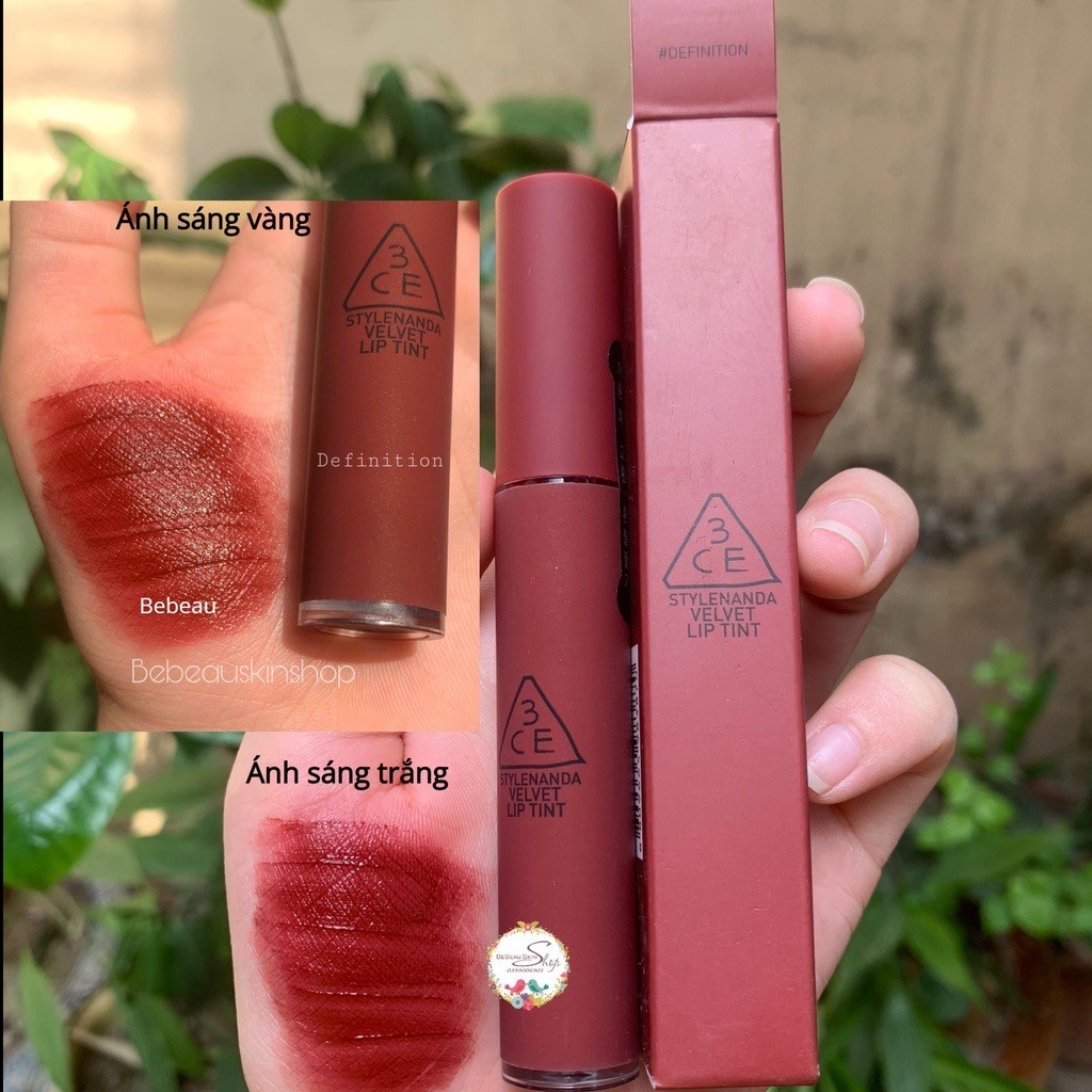 SON KEM 3CE VELVET LIP TINT 5 MÀU MỚI