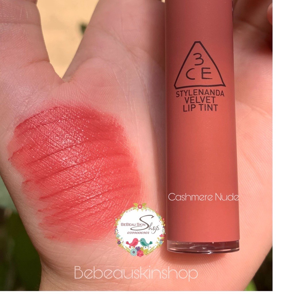 SON KEM 3CE VELVET LIP TINT 5 MÀU MỚI