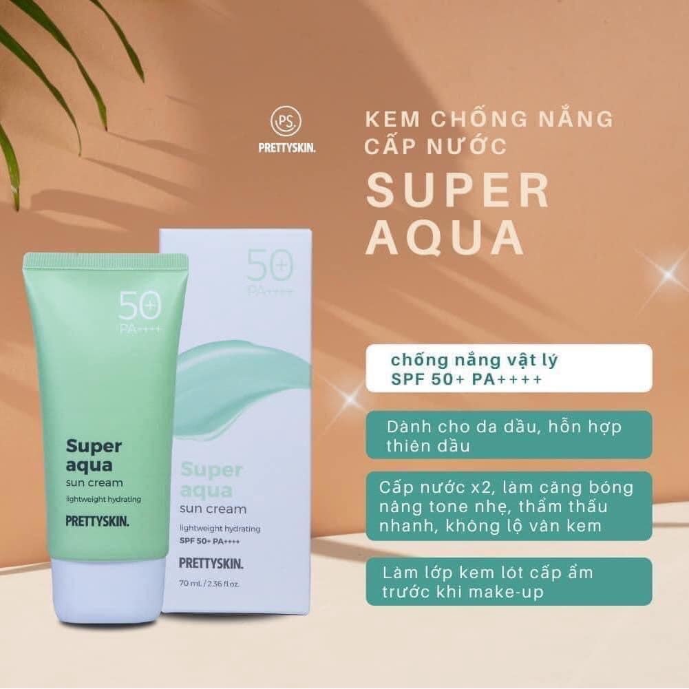 Kem chống nắng nâng tone Pretty Skin