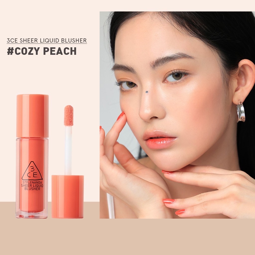 Má Hồng Dạng Kem 3CE Sheer Liquid Blusher