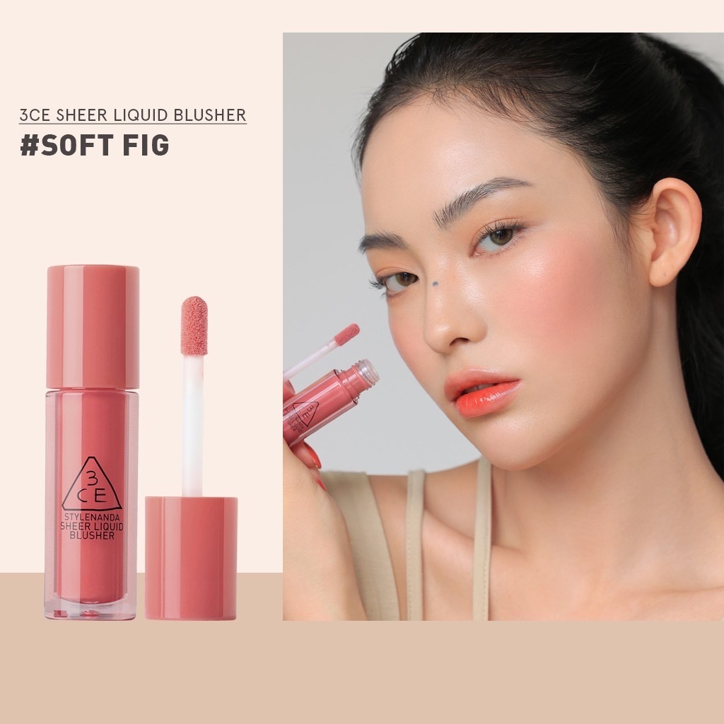 Má Hồng Dạng Kem 3CE Sheer Liquid Blusher