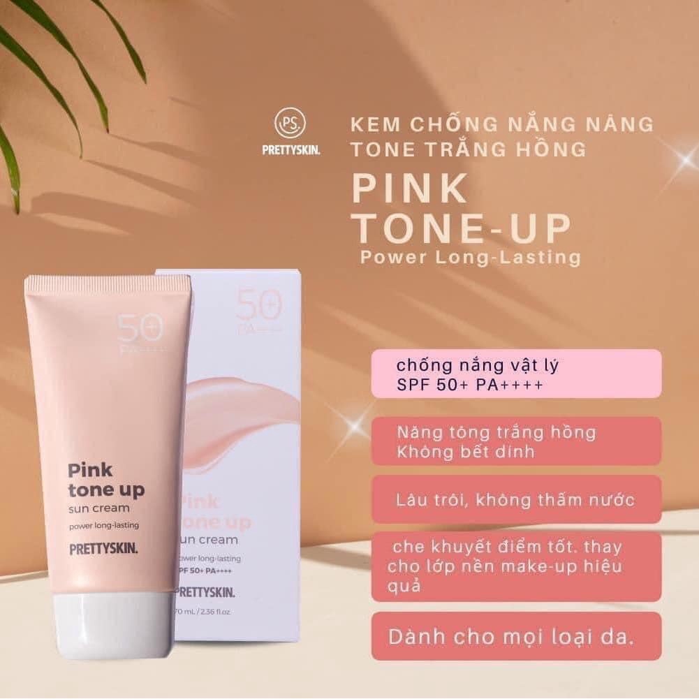 Kem chống nắng nâng tone Pretty Skin