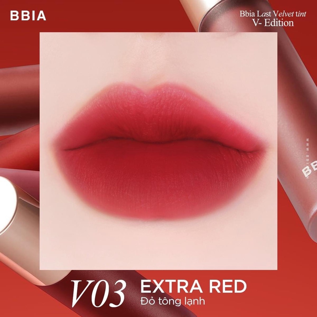 Son Bbia last velvet tint vỏ nhung V