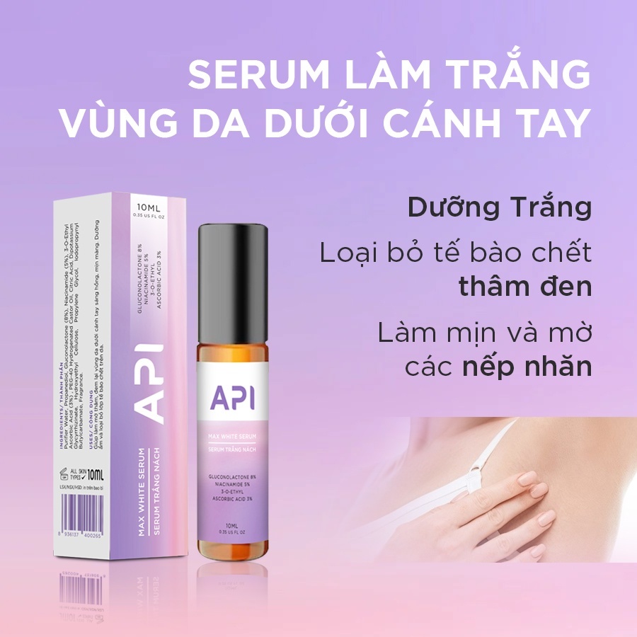 Khử mùi hôi nách serum API giảm thâm nách Mee Natural 10ml