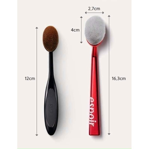 Cọ đánh kem nền Espoir Super Definition Face Brush - đen