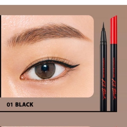 Kẻ mắt nước Clio Superproof Brush Liner 2 Colors Kill