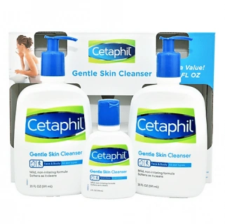 Set Sửa Rửa Mặt 3 Chai Cetaphil - Gentle Skin Cleanser