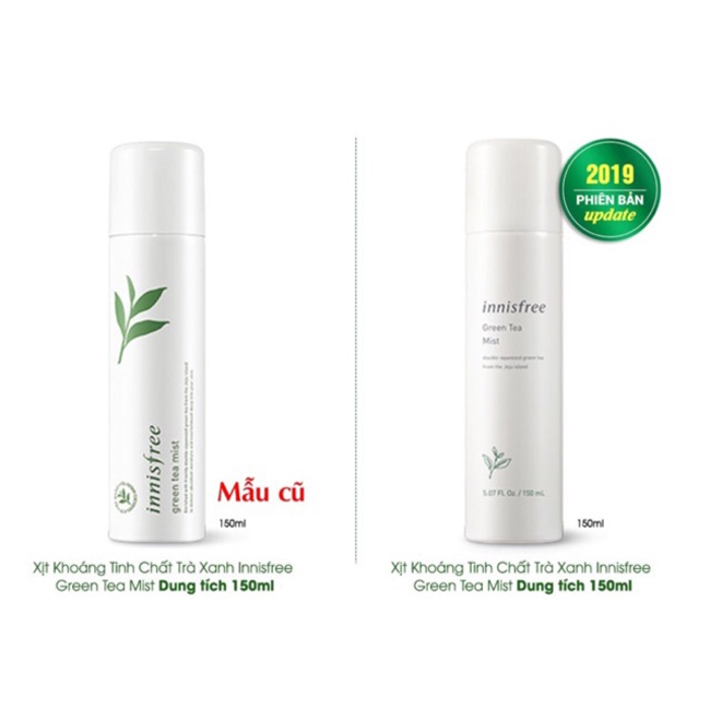 Xịt Khoáng Trà Xanh Innisfree GREEN TEA MINERAL MIST