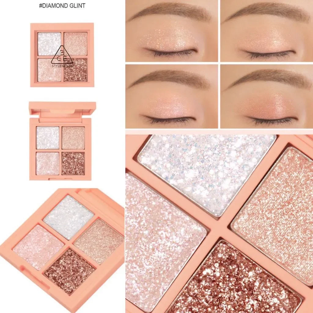 Phấn Mắt 3CE 4 ô Multi Eye Color Palette - Diamond Glint