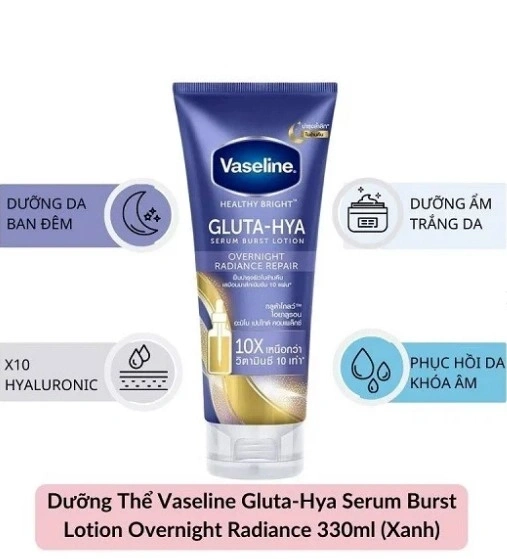 Sữa dưỡng thể Vaseline Gluta HYA Serum 10X Thái Lan