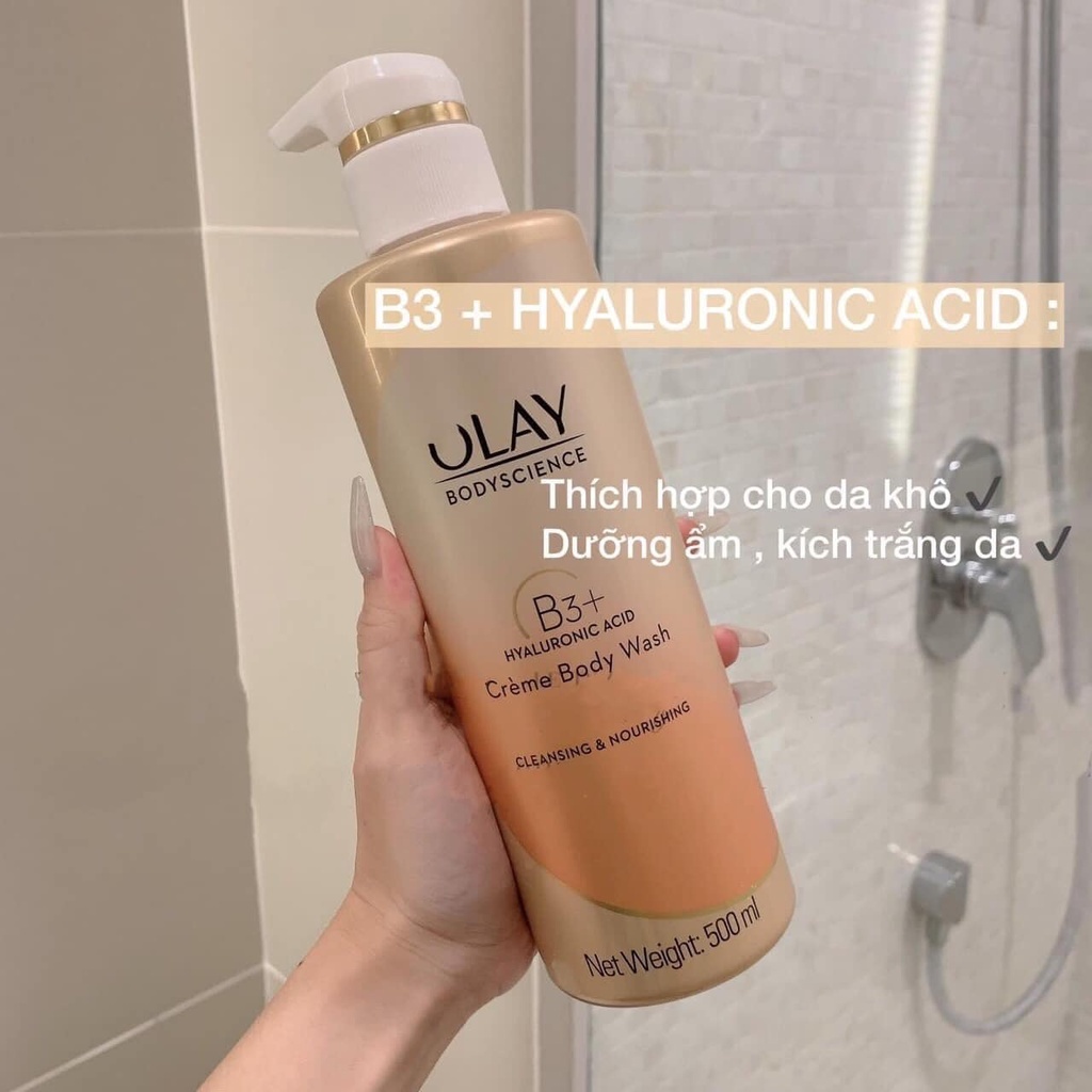 Sữa tắm Olay Thái B3 + Peptide + HA