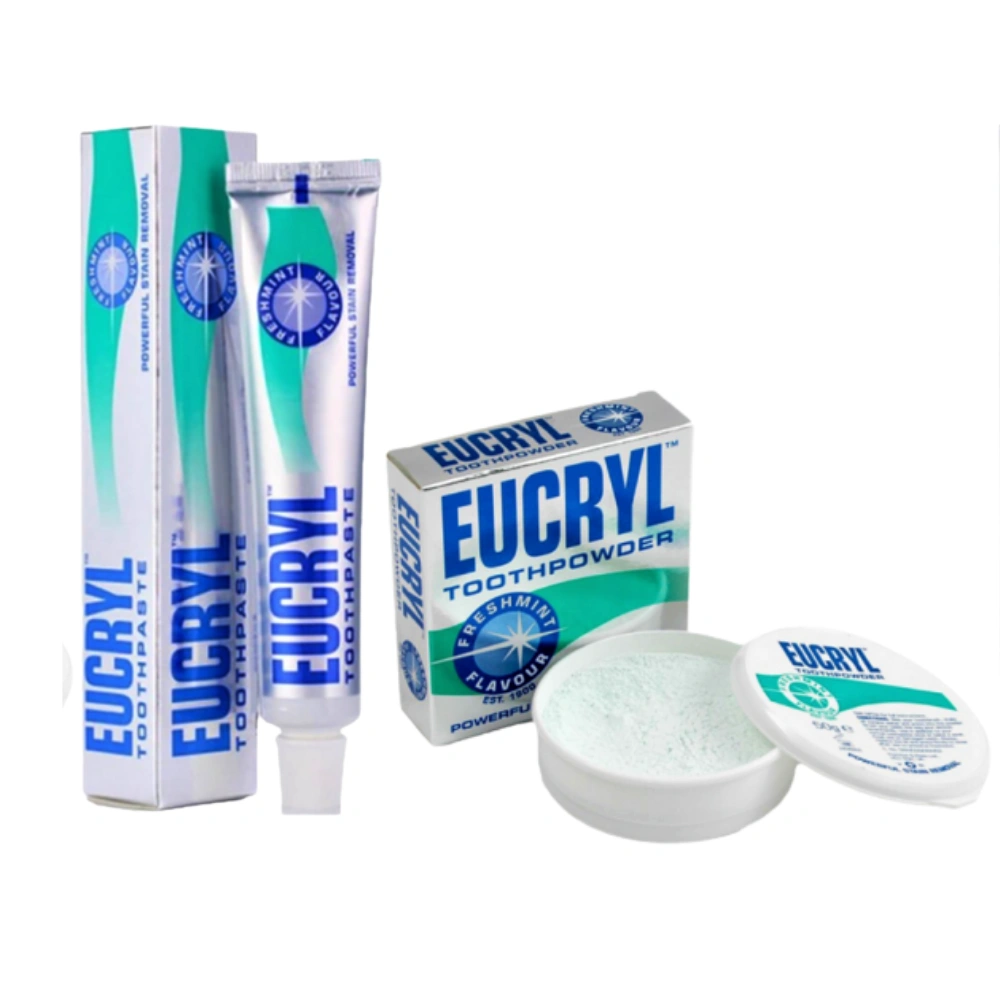 Kem đánh răng Eucryl Toothpowder – Anh