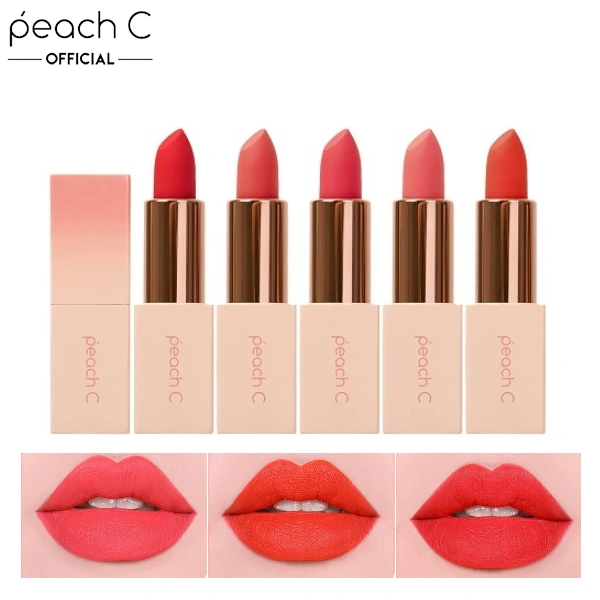 Son Thỏi Lì Siêu Mịn Peach C Easy Matte Lipstick