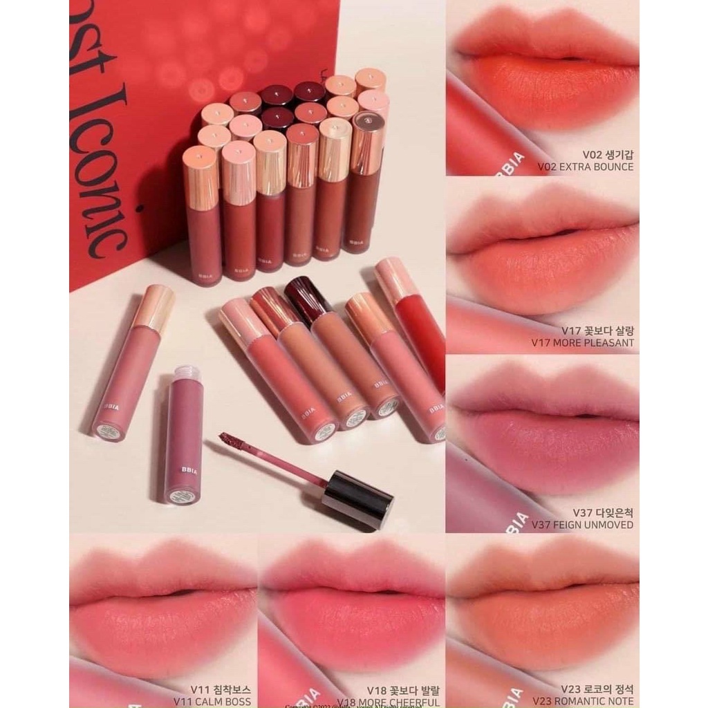 Son Bbia last velvet tint vỏ nhung V