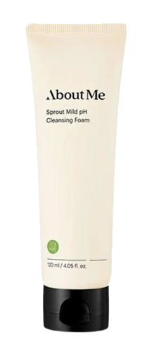 Sữa rửa mặt dịu nhẹ About Me Sprout Mild pH Cleansing Foam 120ml - Mibebe