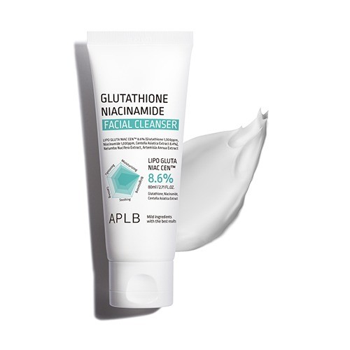 Sữa rửa mặt APLB Glutathione Niacinamide 80ml cấp ẩm, se khít lỗ chân lông