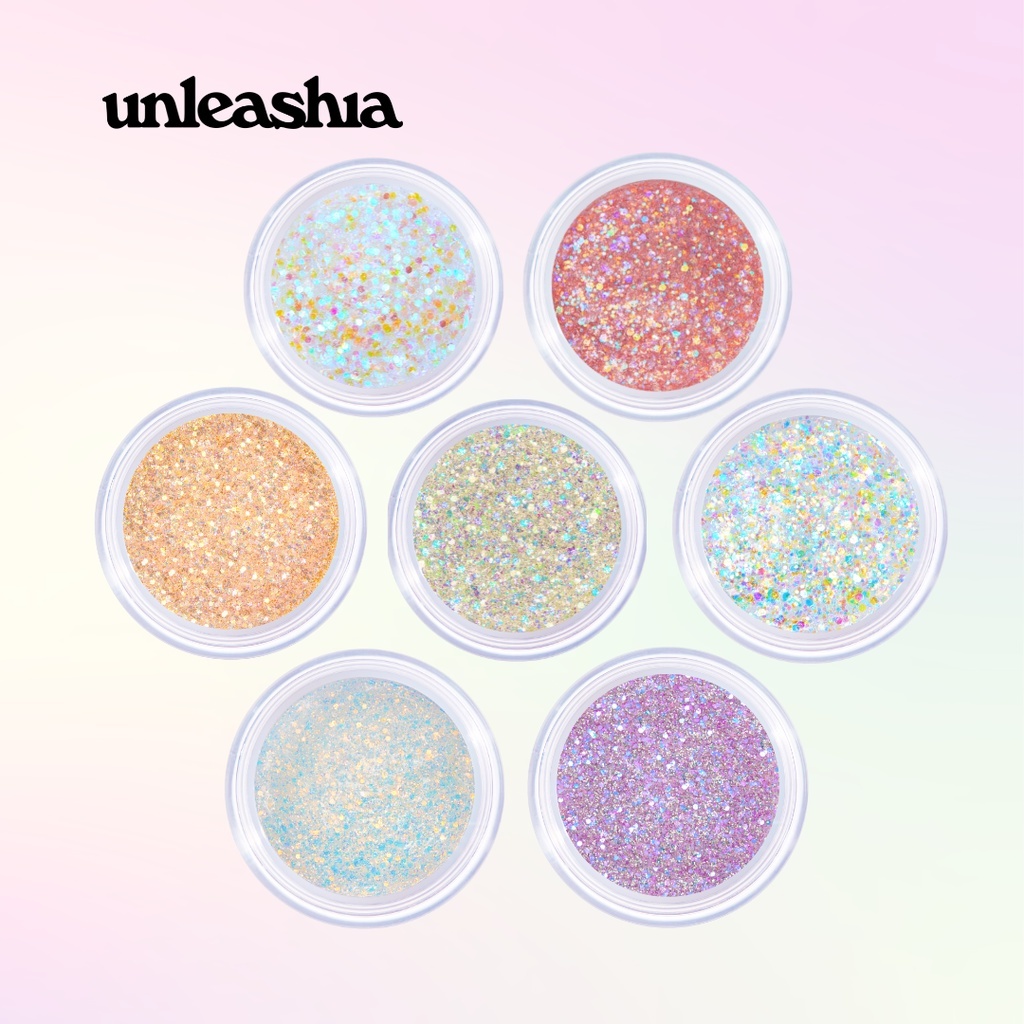 Nhũ mắt dạng gel UNLEASHIA Mini Get Loose Glitter 4g chống nước lâu trôi - Mibebe