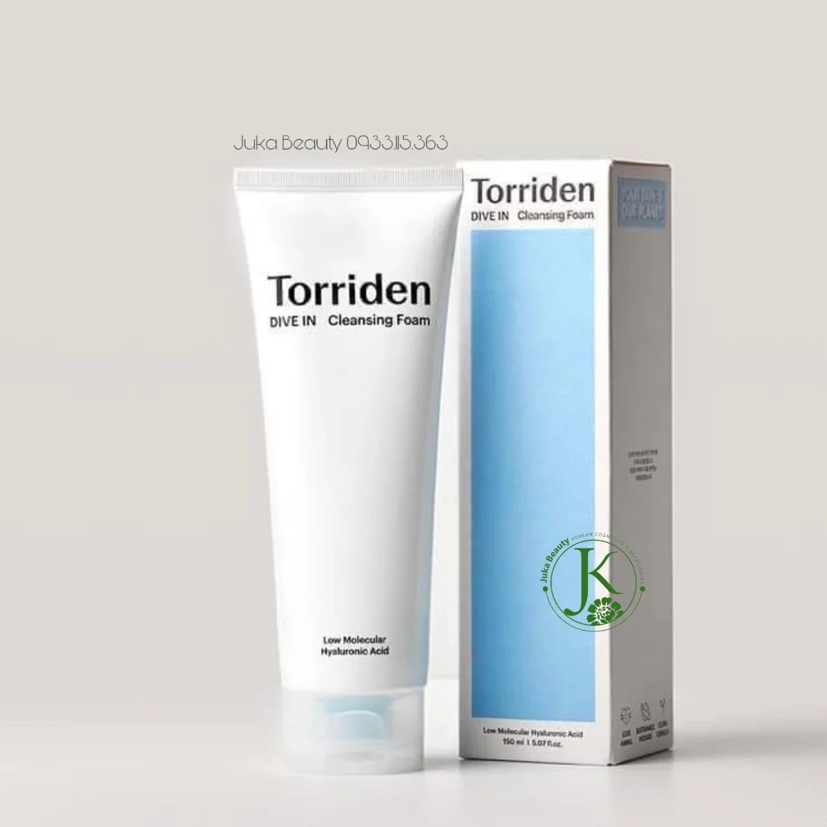 Sữa rửa mặt Torriden Dive-In Low Molecular Hyaluronic Acid 150ml