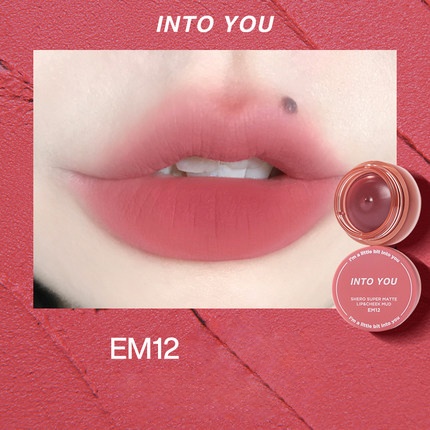 Son hũ dạng bùn INTO YOU Shero Super Matte Lip & Cheek Mud