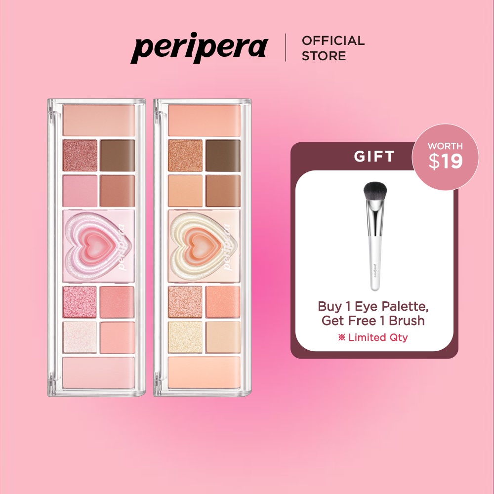 Bảng Phấn Mắt & Má Hồng Peripera All Take Mood Like Palette