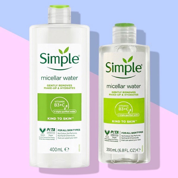 Nước Tẩy Trang Simple Micellar Cleansing Water Đủ Size