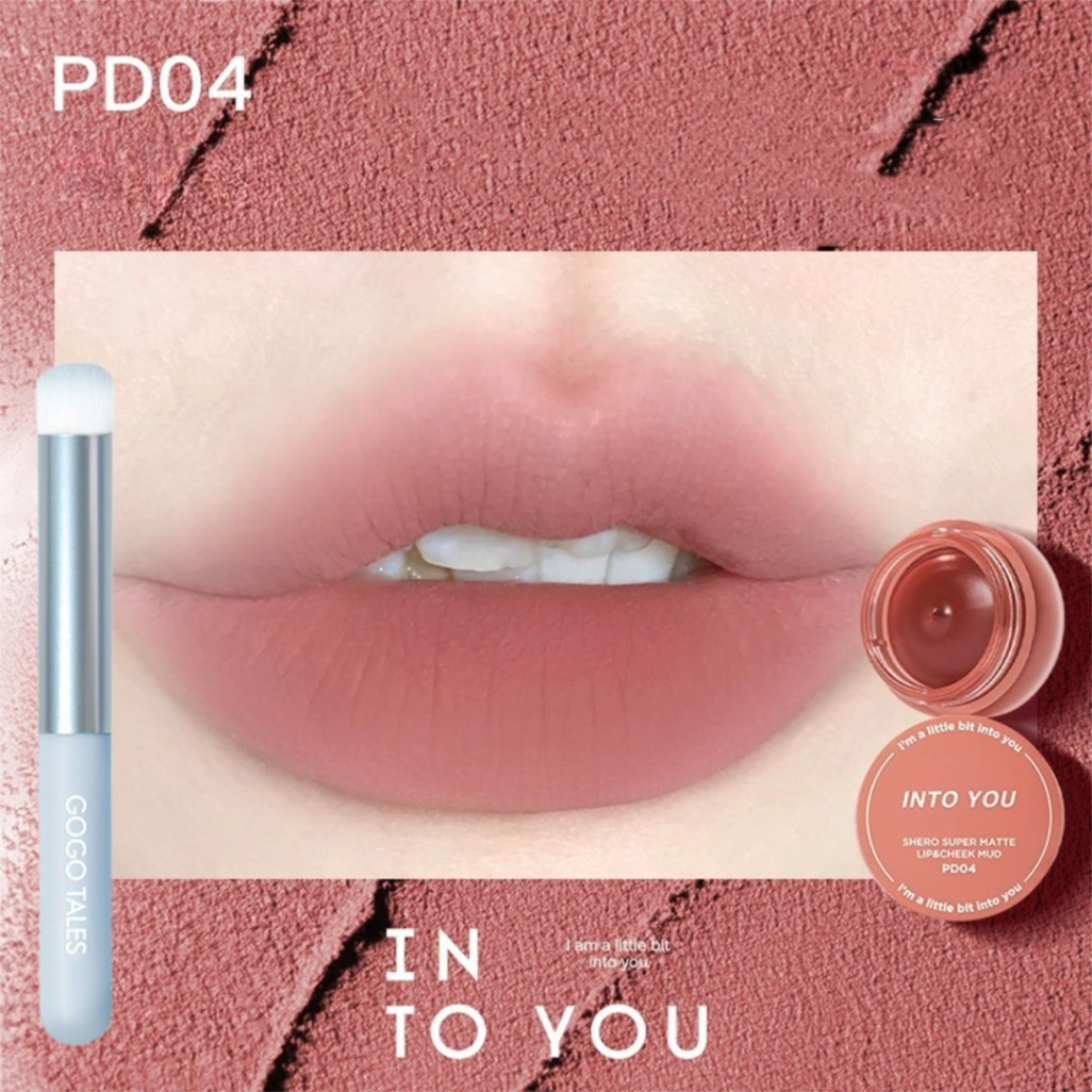 Son hũ dạng bùn INTO YOU Shero Super Matte Lip & Cheek Mud