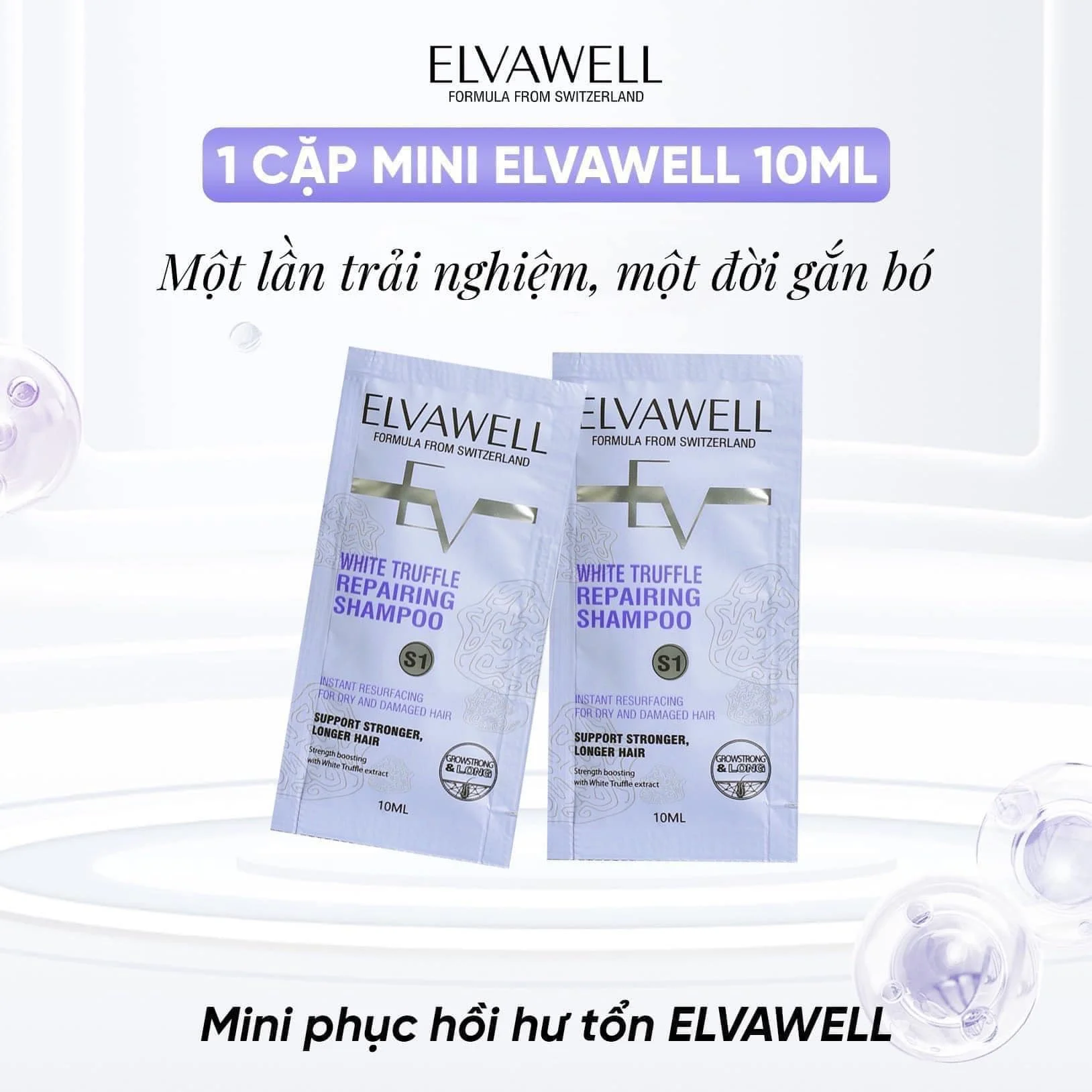 Dầu gội ELVAWELL ( gói )