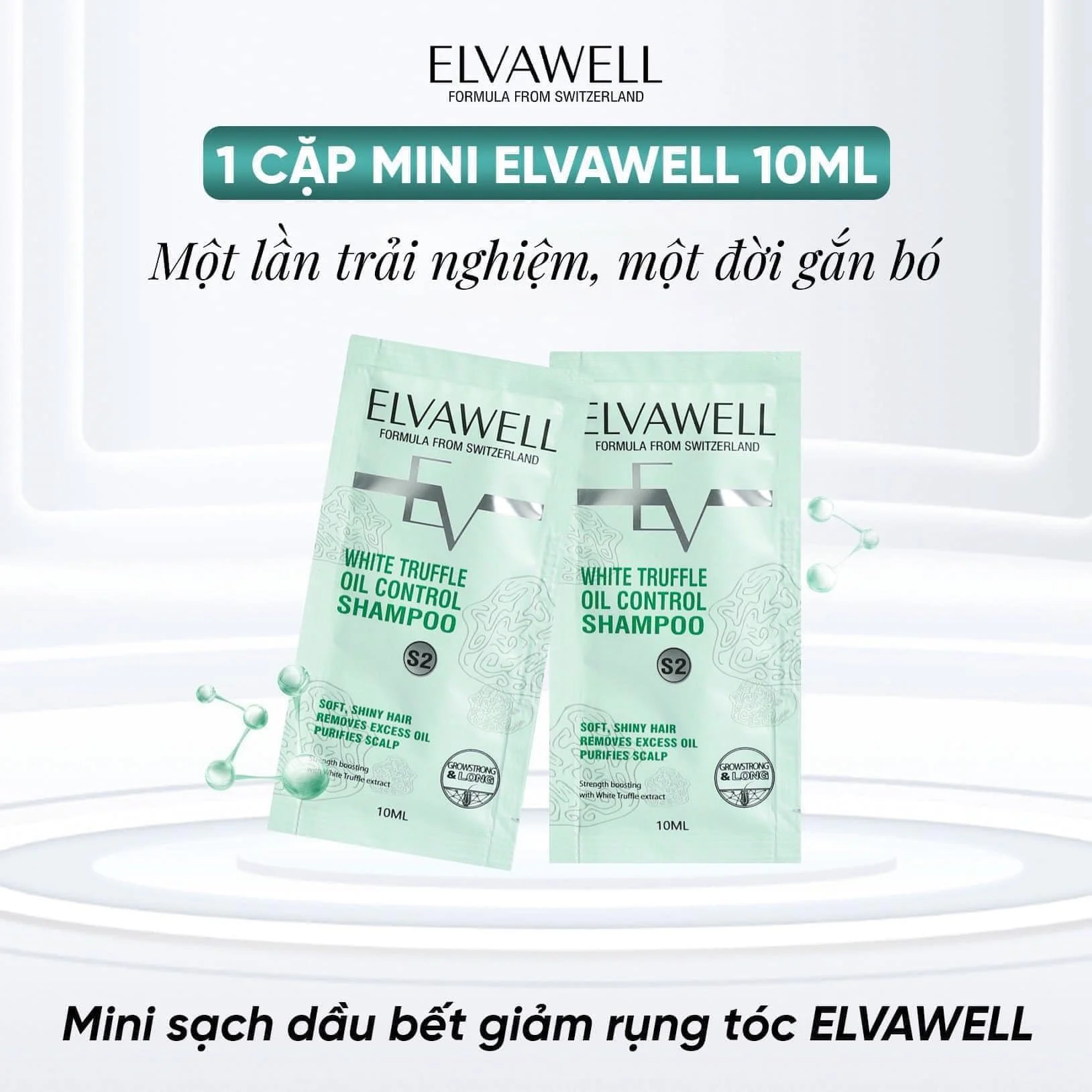 Dầu gội ELVAWELL ( gói )