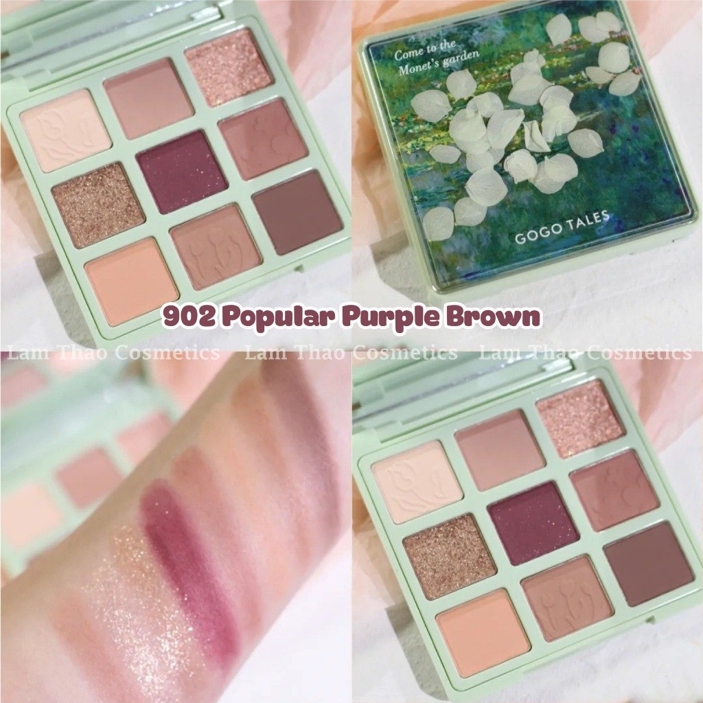 Bảng phấn mắt 9 ô GOGO TALES Secret Garden Eyeshadow Palette