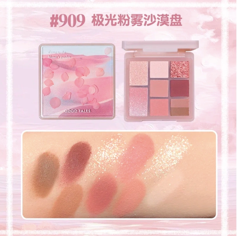 Bảng phấn mắt 9 ô GOGO TALES Secret Garden Eyeshadow Palette