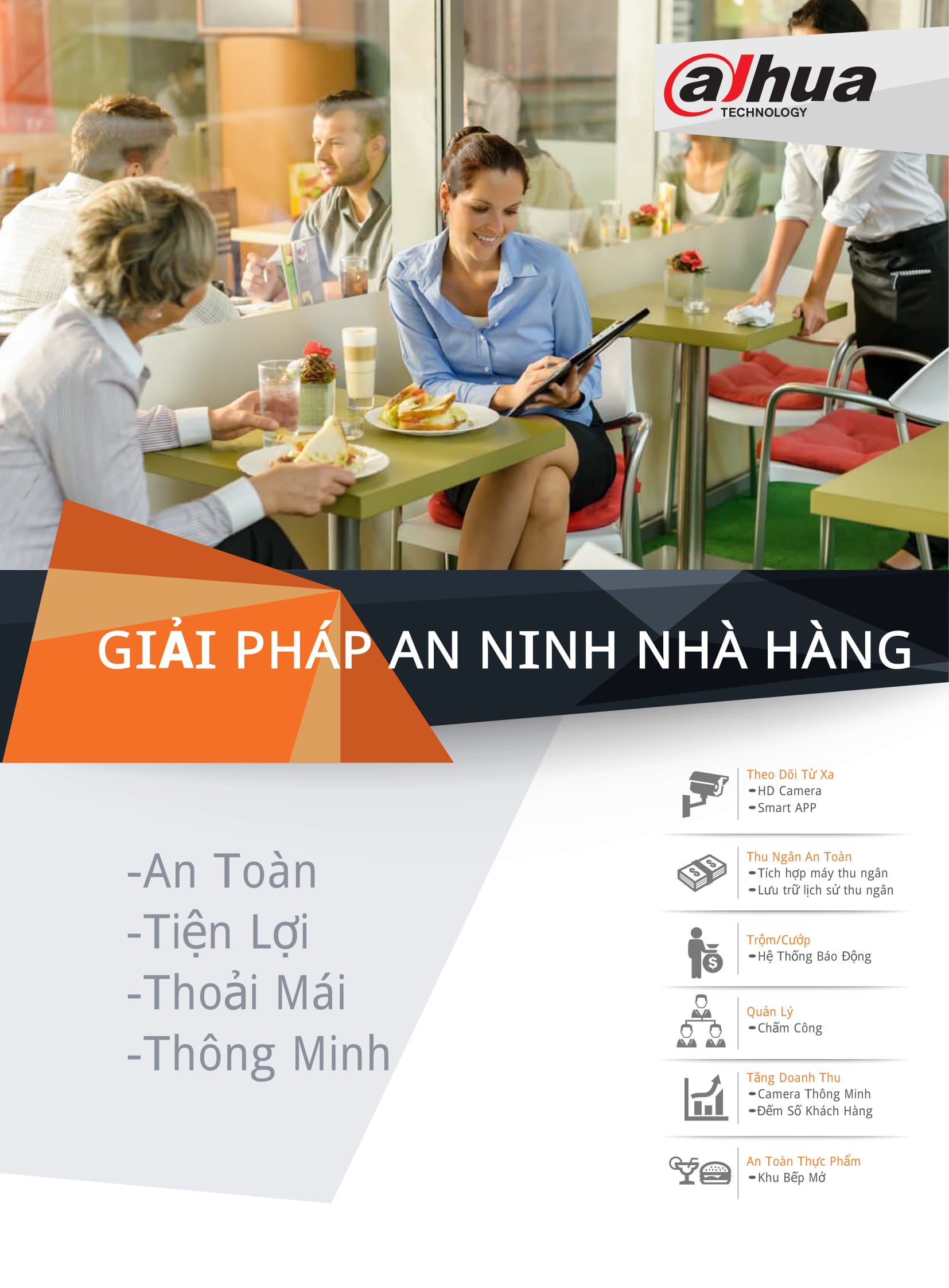 GIẢI PHÁP AN NINH NHÀ HÀNG