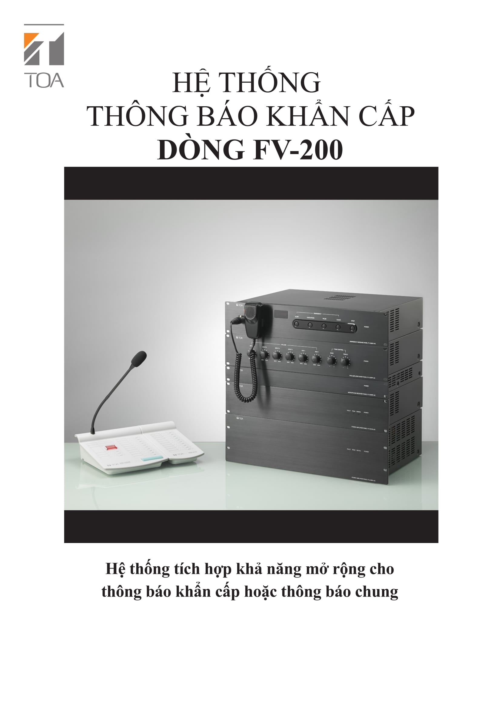 HỆ THỐNG THÔNG BÁO KHẨN CẤP DÒNG FV-200