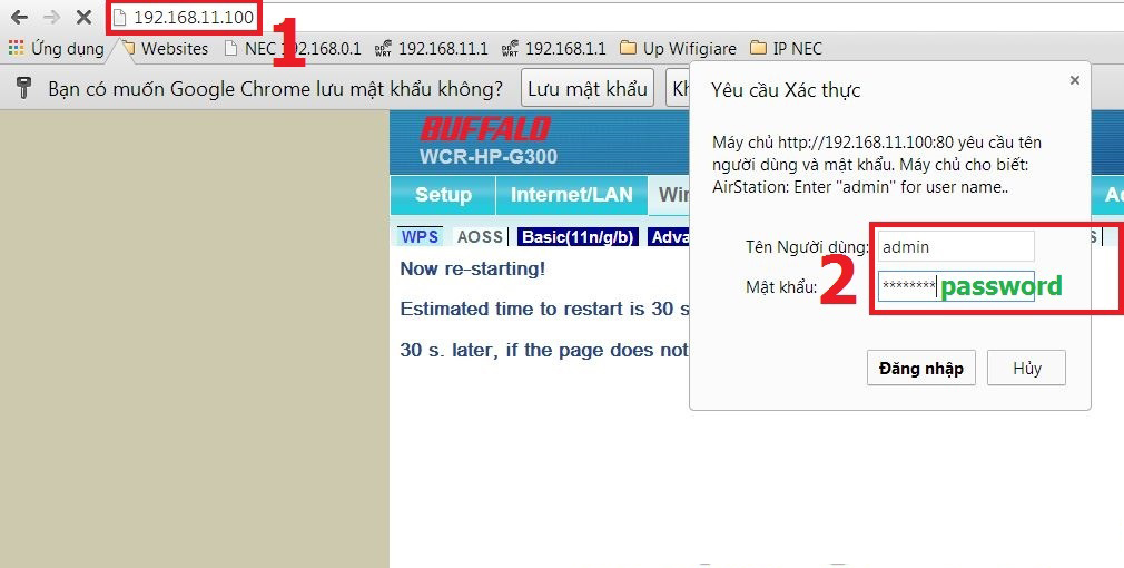 huong dan cai dat wifi buffalo wcr hp g300 lam repeater