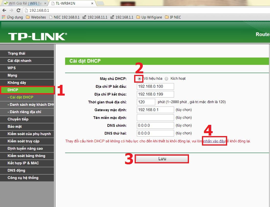 huong dan cai dat tp link wr841n lam repeater thu song