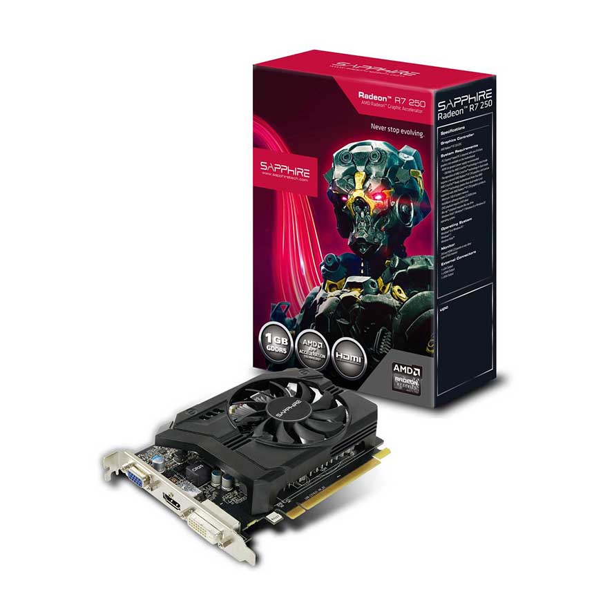 Vga Sapphire R72582G (R7 250 2G DDR3)