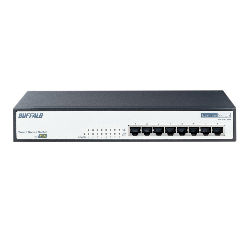 Switch POE 8 ports Buffalo BSL-PS-2108MR