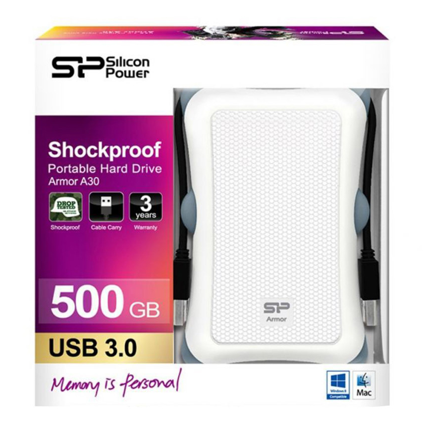 O cung Silicon Power Armor A30 1TB trang