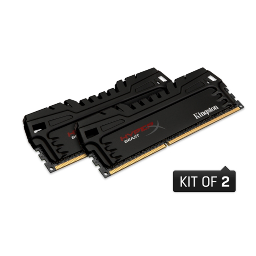 Kingston 8GB 1600MHz DDR3 Non-ECC CL9 DIMM (Kit of 2) XMP Beast Series (KHX16C9T3K2/8X)