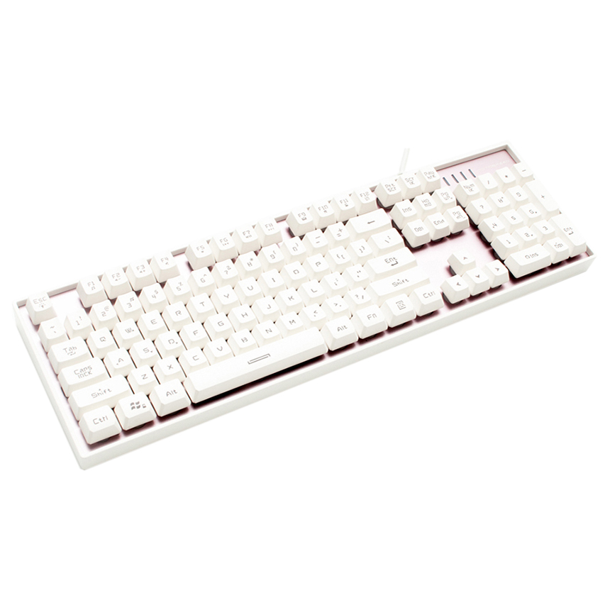 Bàn phím giả cơ Motospeed K10 trắng Ban phim gia co Motospeed K10 trang