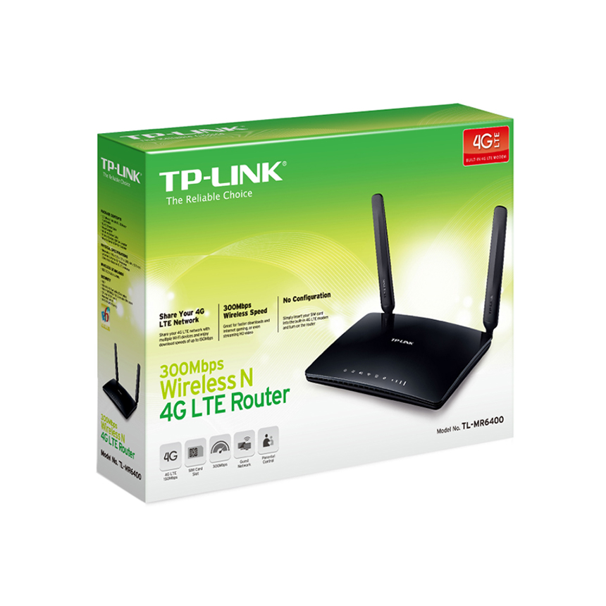 Router wifi TPlink 4G LTE TL-MR6400