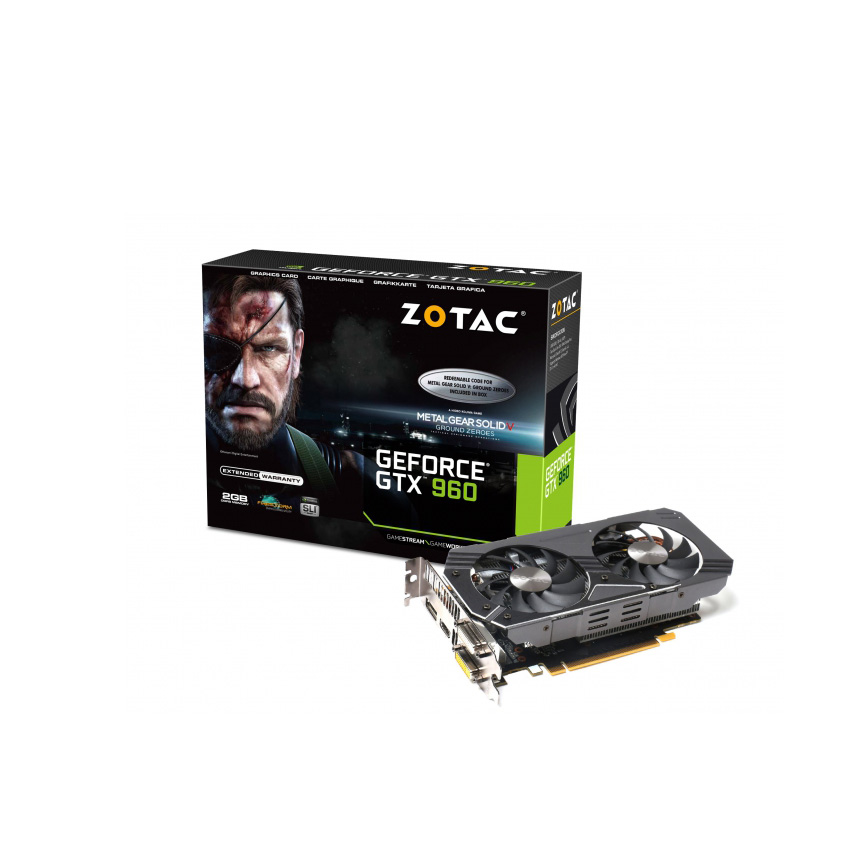 Card man hinh ZOTAC GTX 960 2GB DDR5 128bit Dual Fan