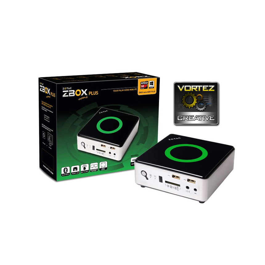 Mini PC ZBOX nano AQ02 Ram 4GB SSD 120GB