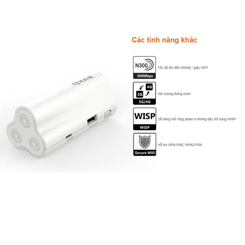 Wifi 4G Tenda 4G300 Wifi 4G Tenda 4G300