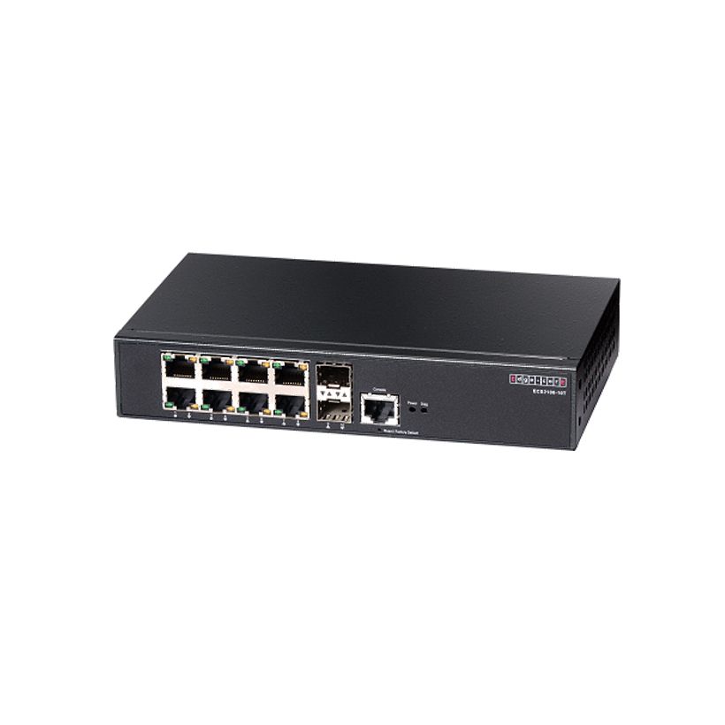 SWITCH Edgecore ECS2100-10T Gigabit Web-Smart Pro Switch (8 Port)