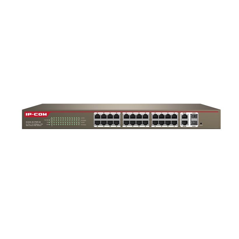 IP-COM PoE Switchs S3300-26-PWR-M