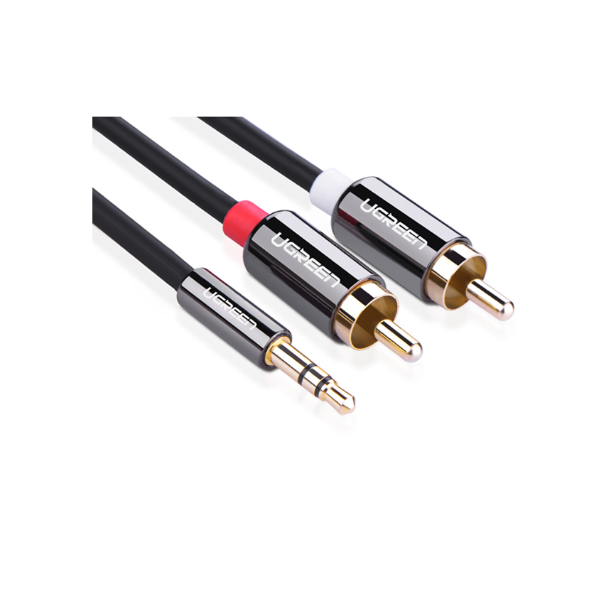 Cap Audio 3,5mm ra 2 dau RCA dai 2m Ugreen 10584