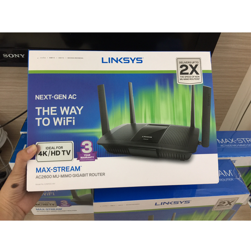 Router wifi Linksys EA8100 AC2600