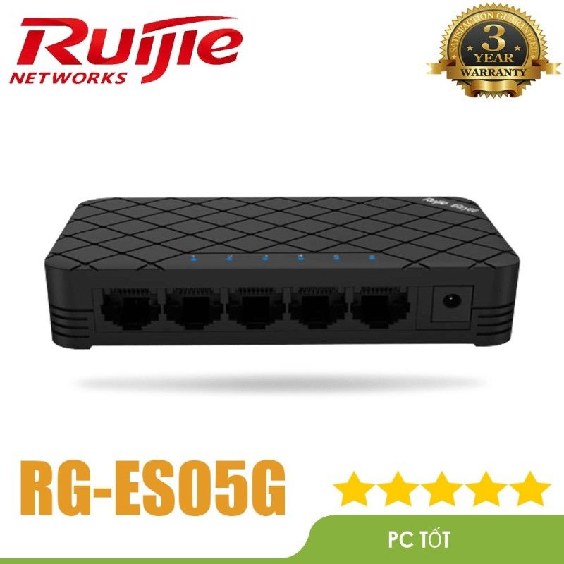 Switch Ruijie Reyee RG-ES05G 5-Port Gigabit unmanaged